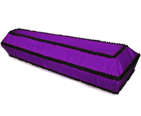 гроб фиолетовый Гофре